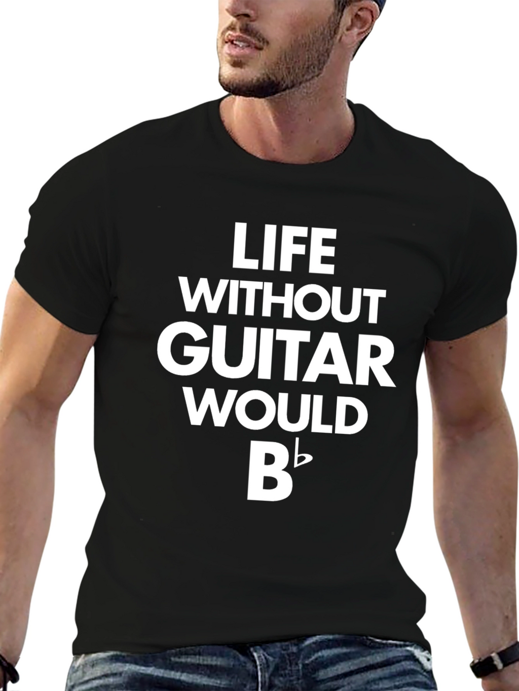 Life Without Guitar Would Be Flat T-Shirt