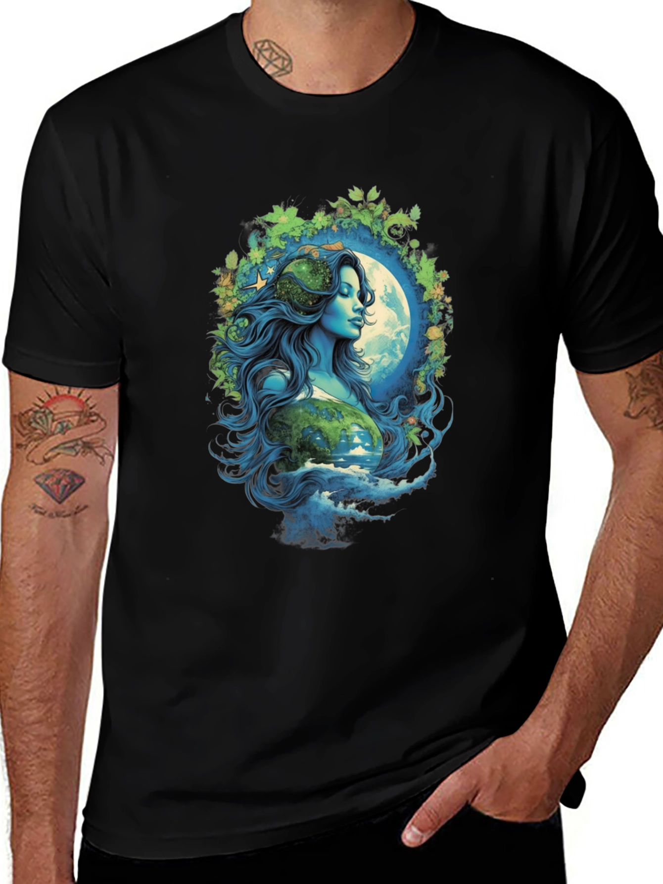 Earth Goddess Graphic T-Shirt