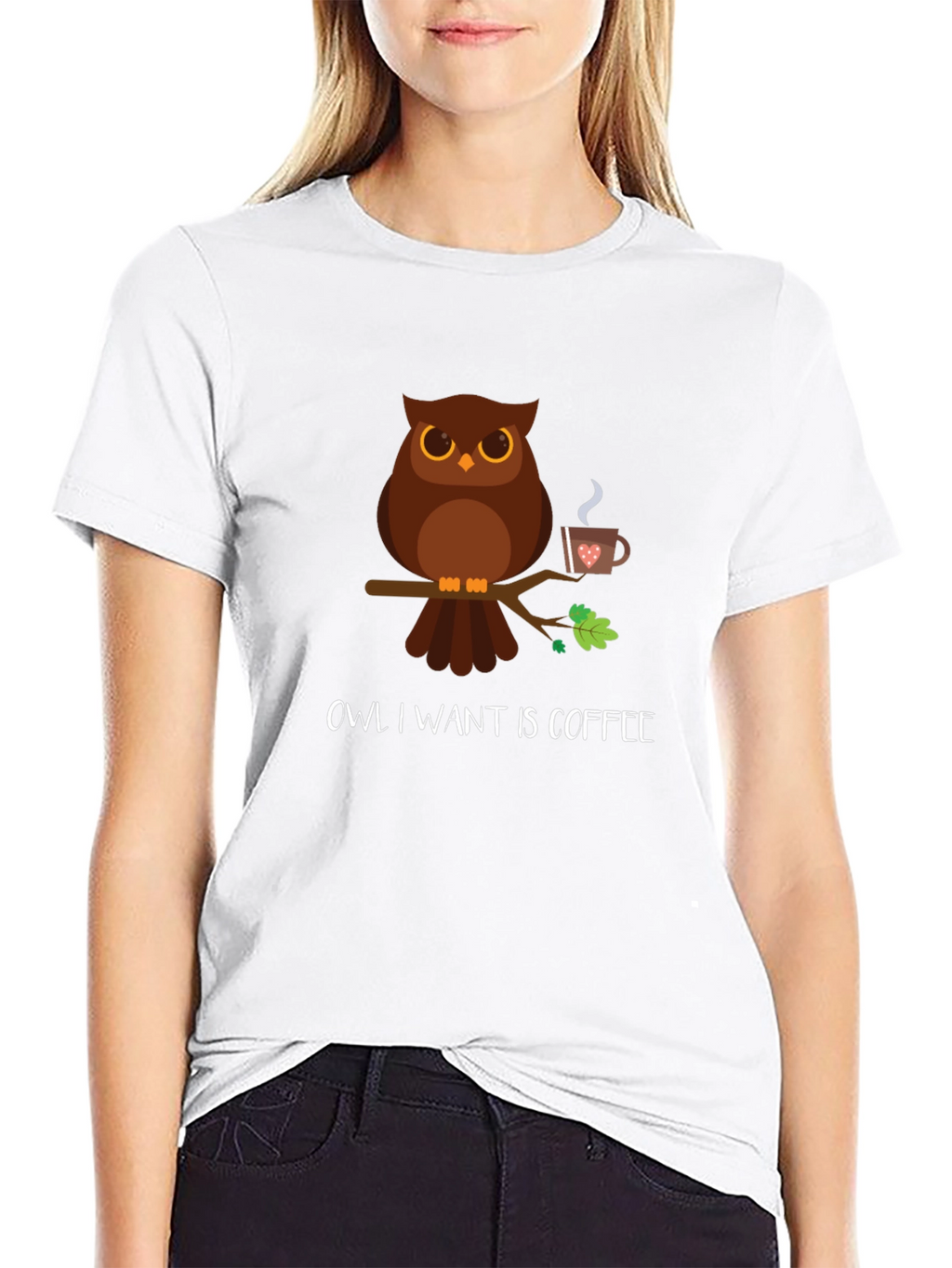 Owl I Want Is Coffee T-Shirt