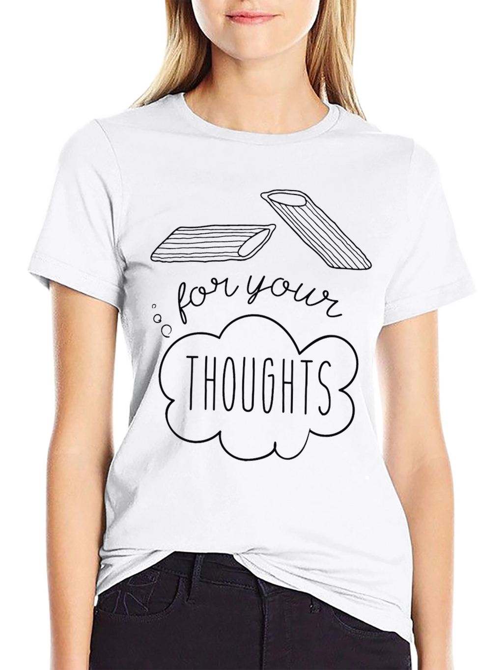 Pasta for Your Thoughts Graphic T-Shirt