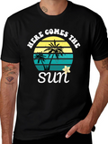 Here Comes The Sun Palm Tree T-Shirt