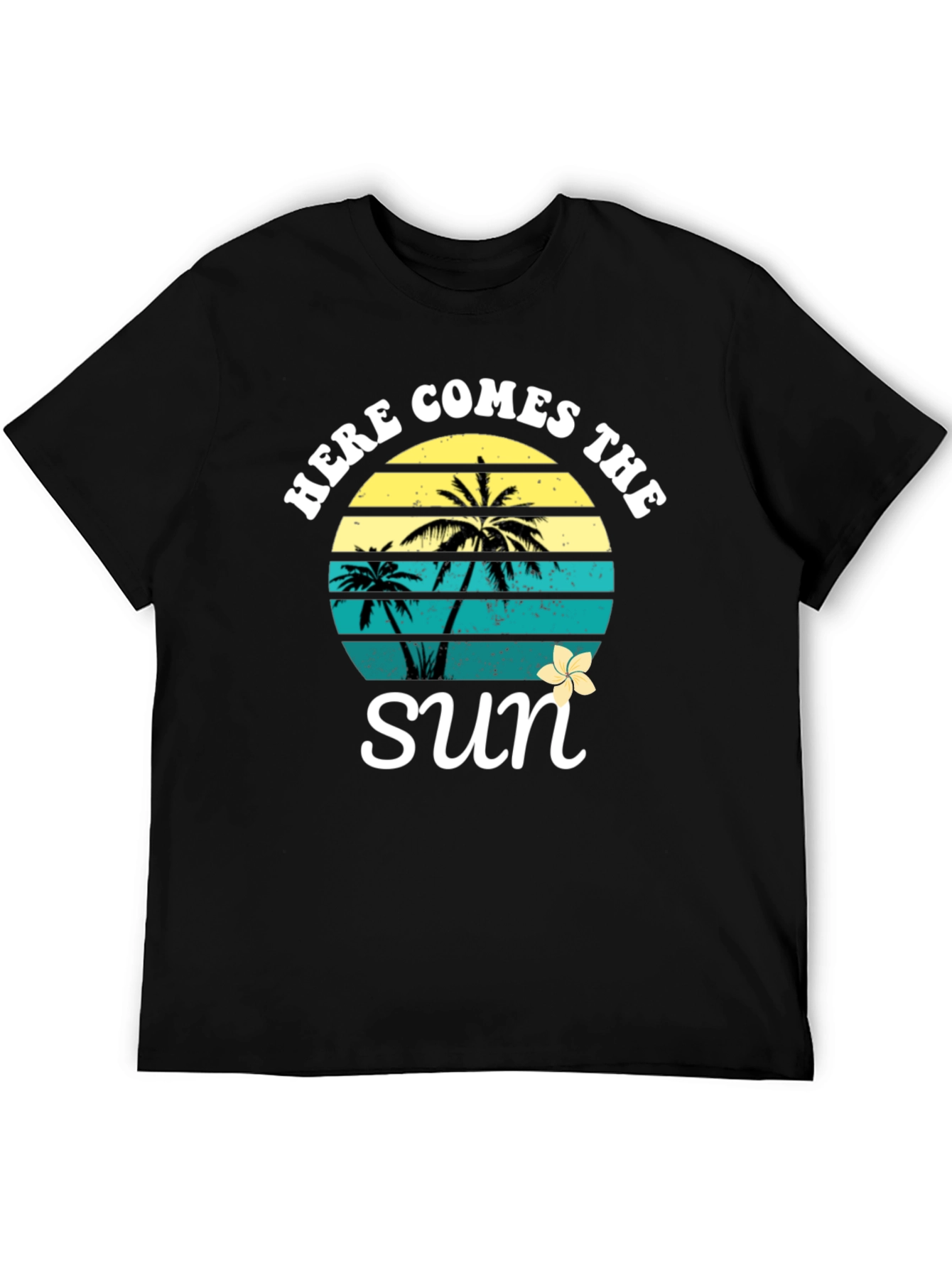 Here Comes The Sun Palm Tree T-Shirt