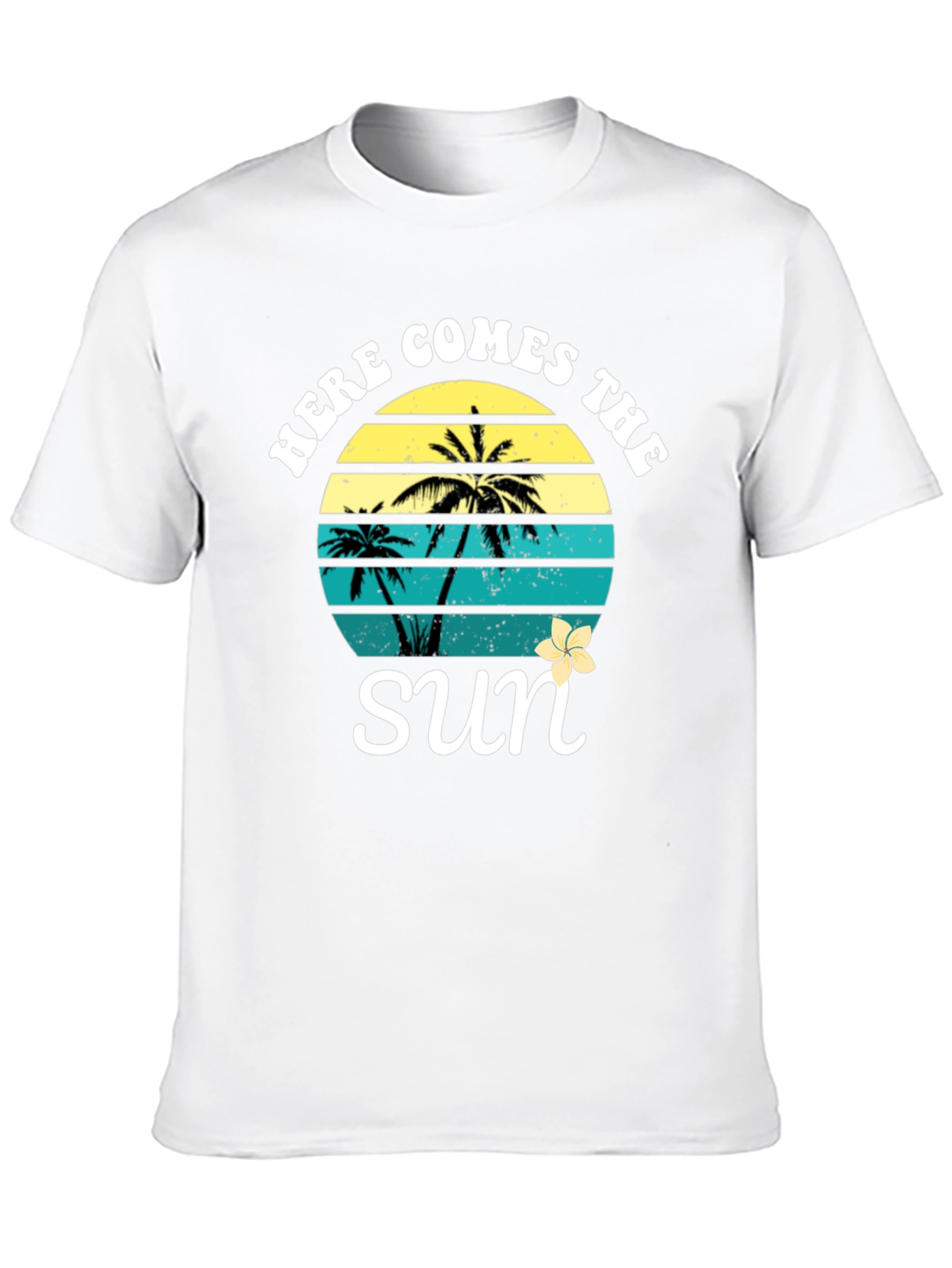 Here Comes The Sun Palm Tree T-Shirt
