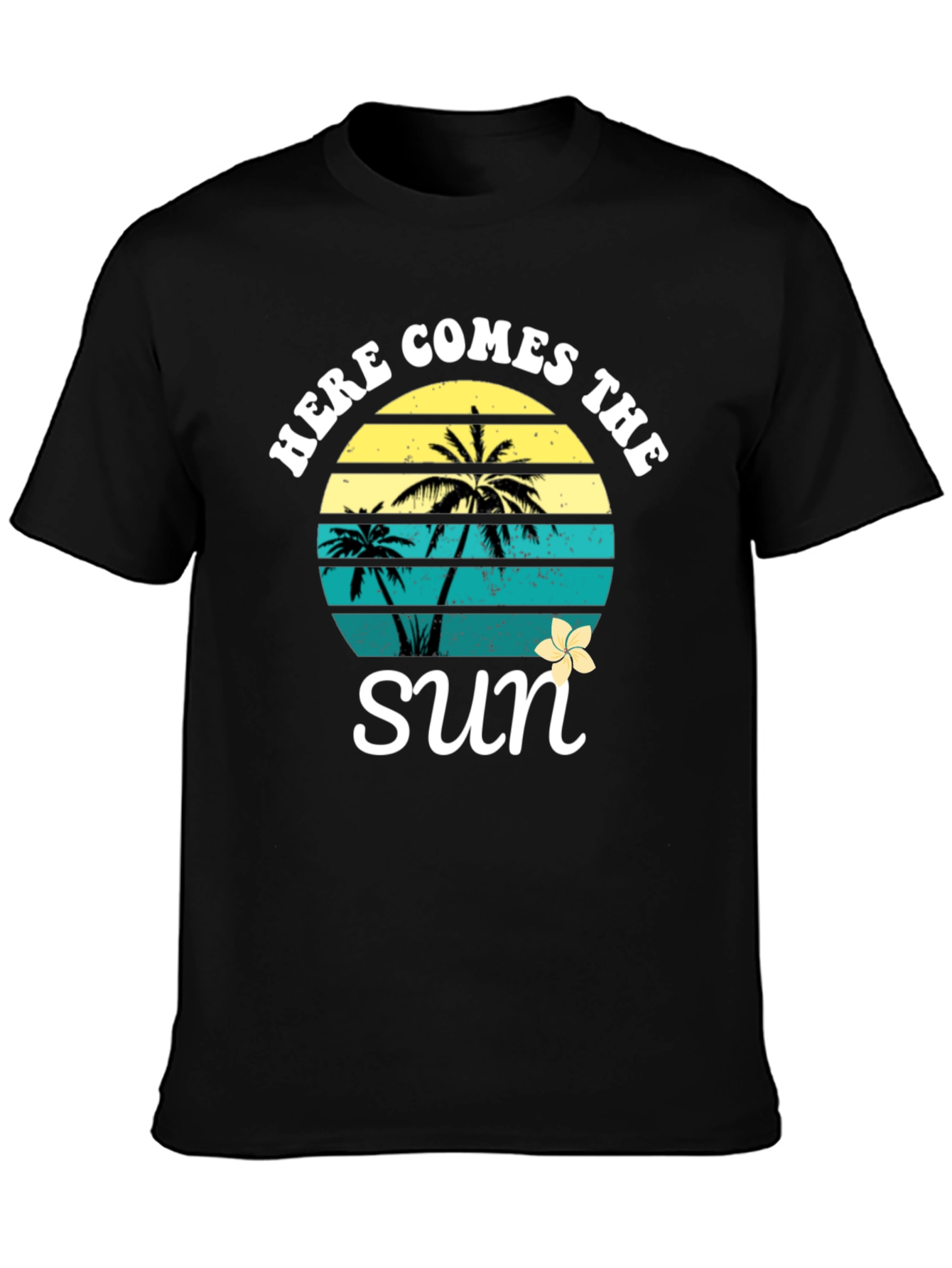 Here Comes The Sun Palm Tree T-Shirt