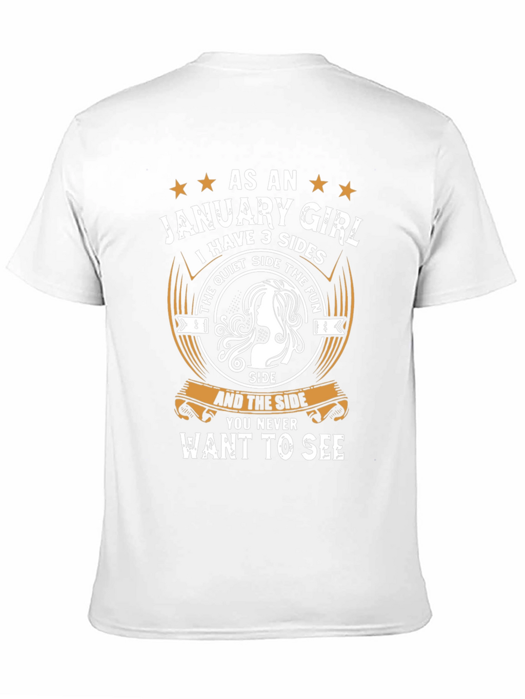 January Girl T-Shirt - 3 Sides