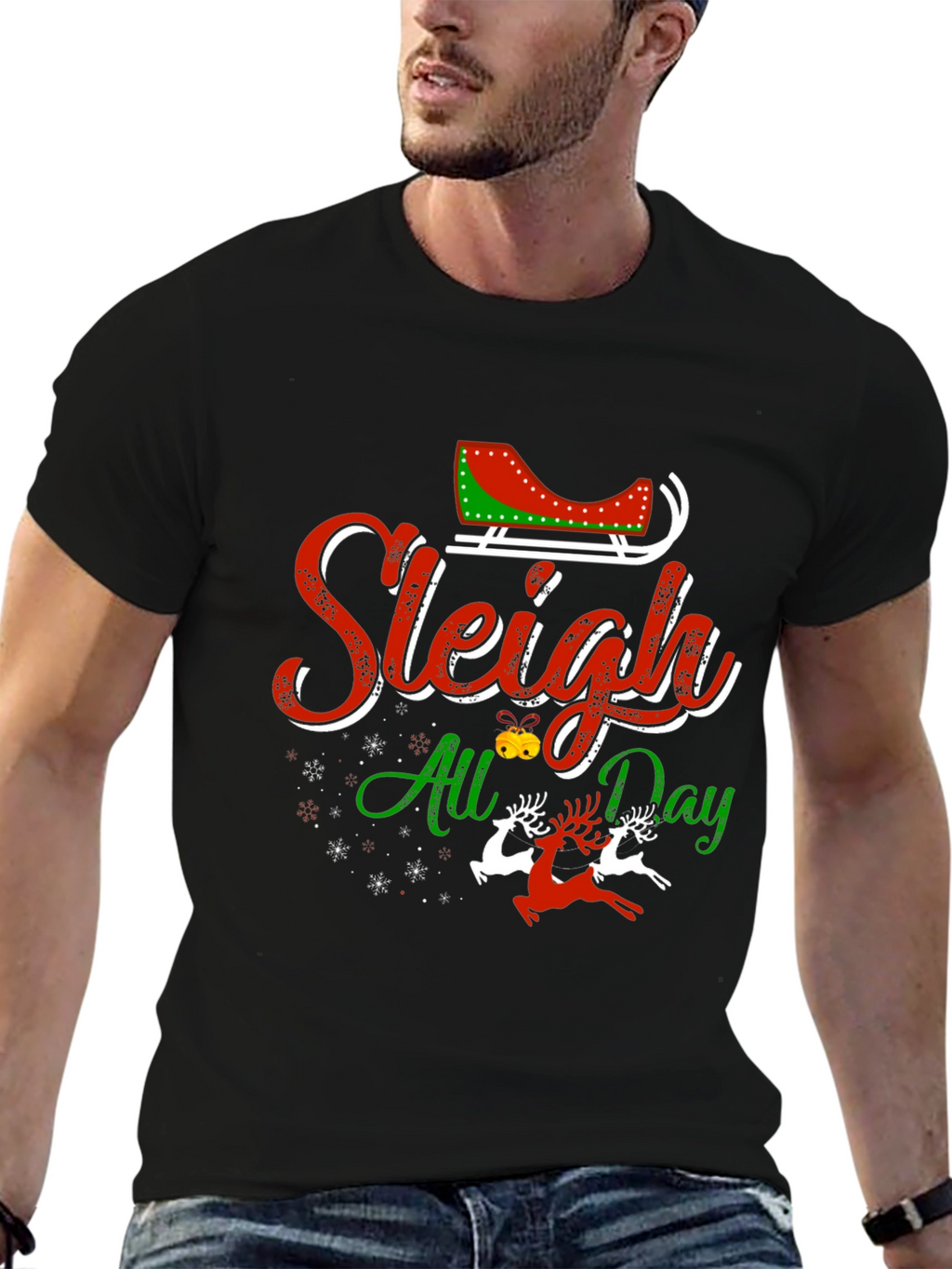 Sleigh All Day Graphic Tee