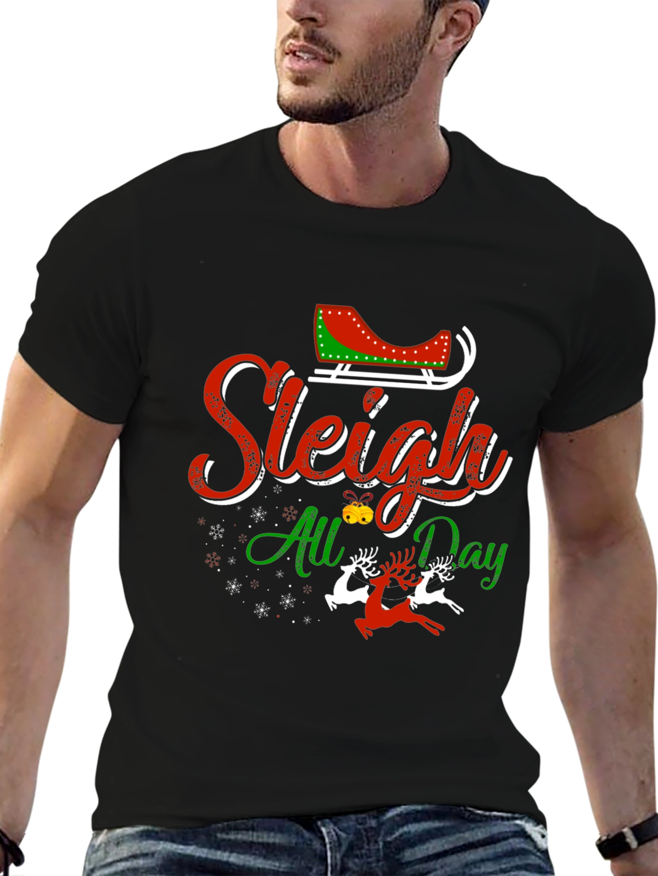 Sleigh All Day Graphic Tee