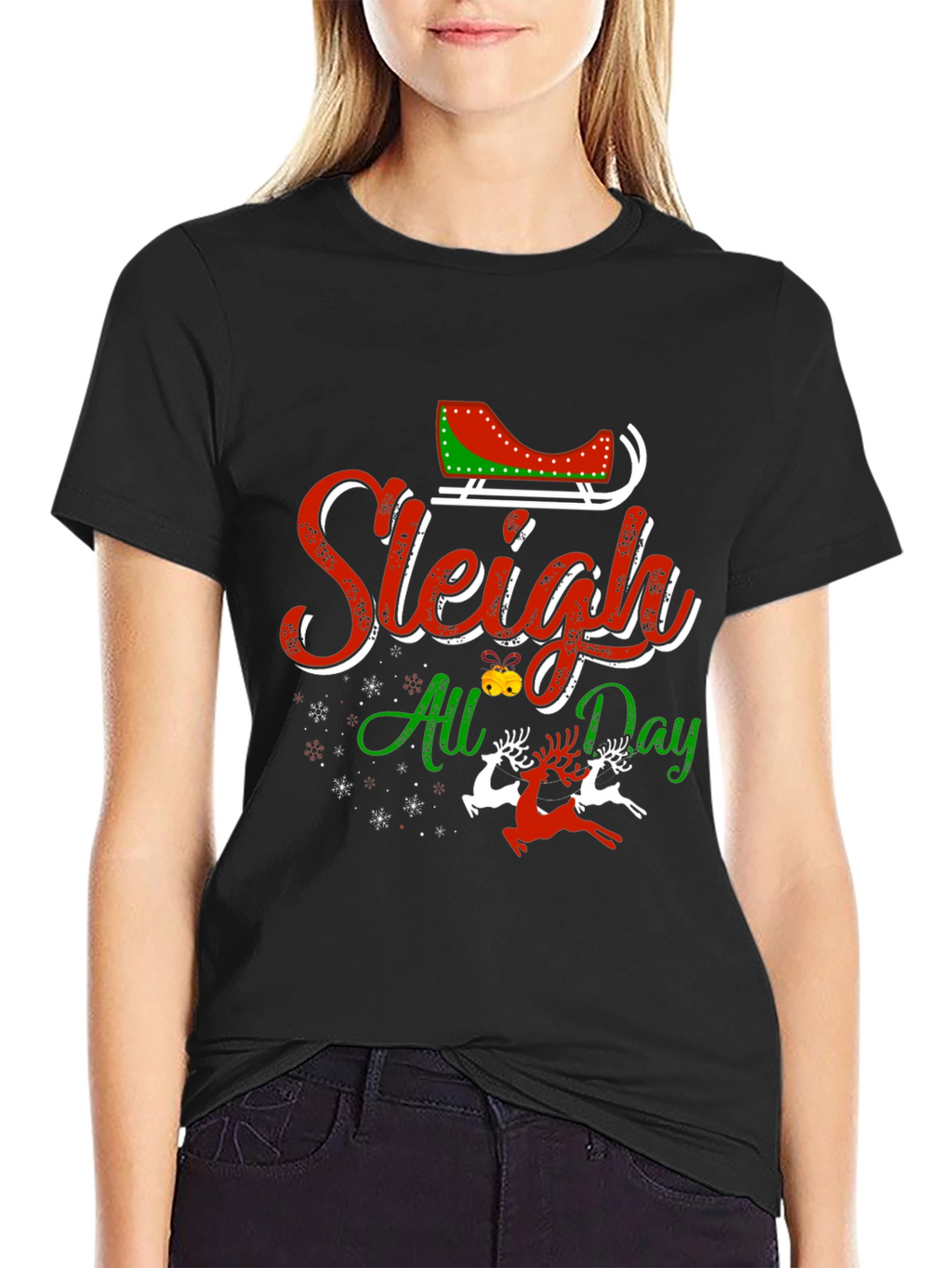 Sleigh All Day Graphic Tee