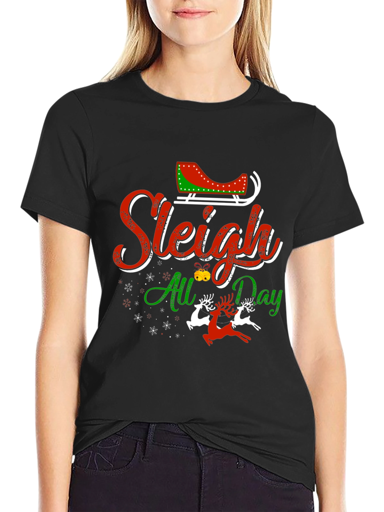 Sleigh All Day Graphic Tee