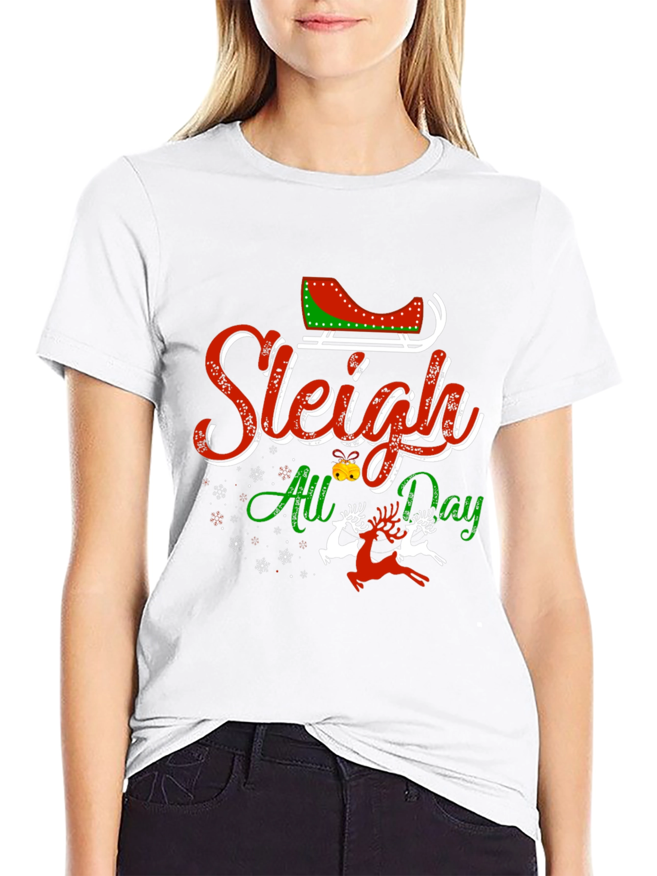 Sleigh All Day Graphic Tee