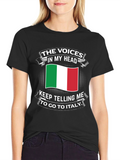 Funny Italy Flag T-Shirt