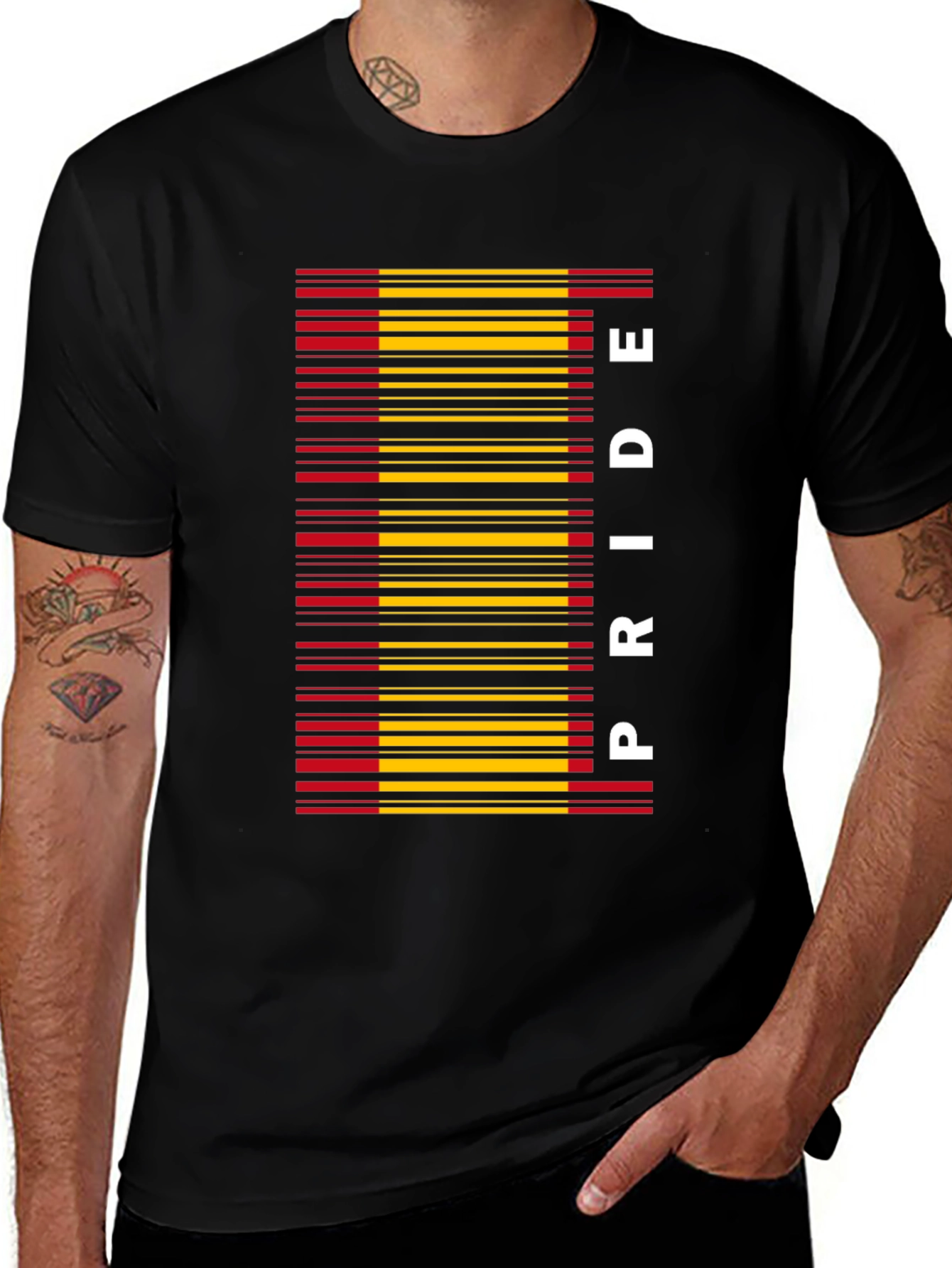 Pride Barcode T-Shirt - Bold Graphic Tee