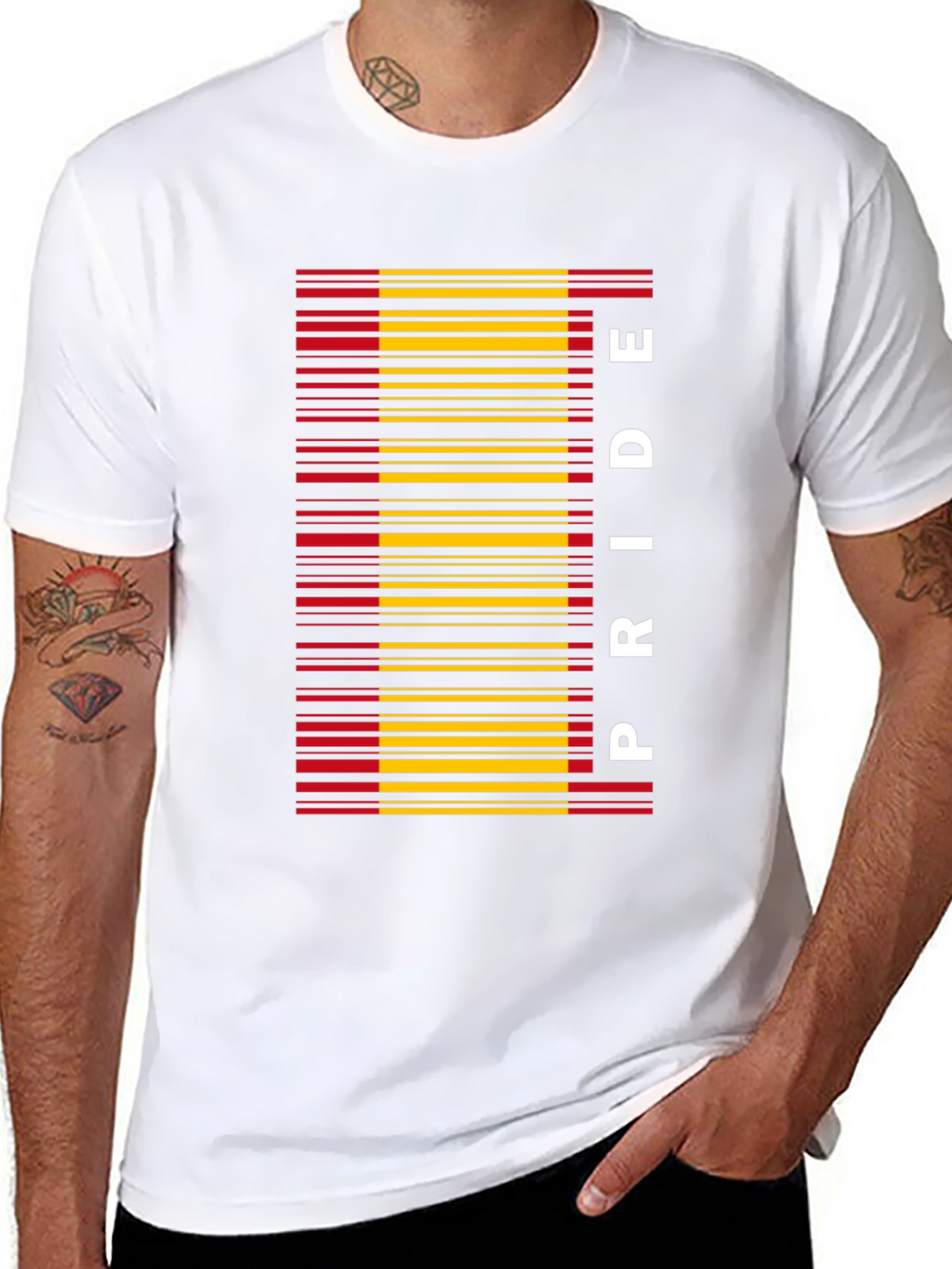 Pride Barcode T-Shirt - Bold Graphic Tee