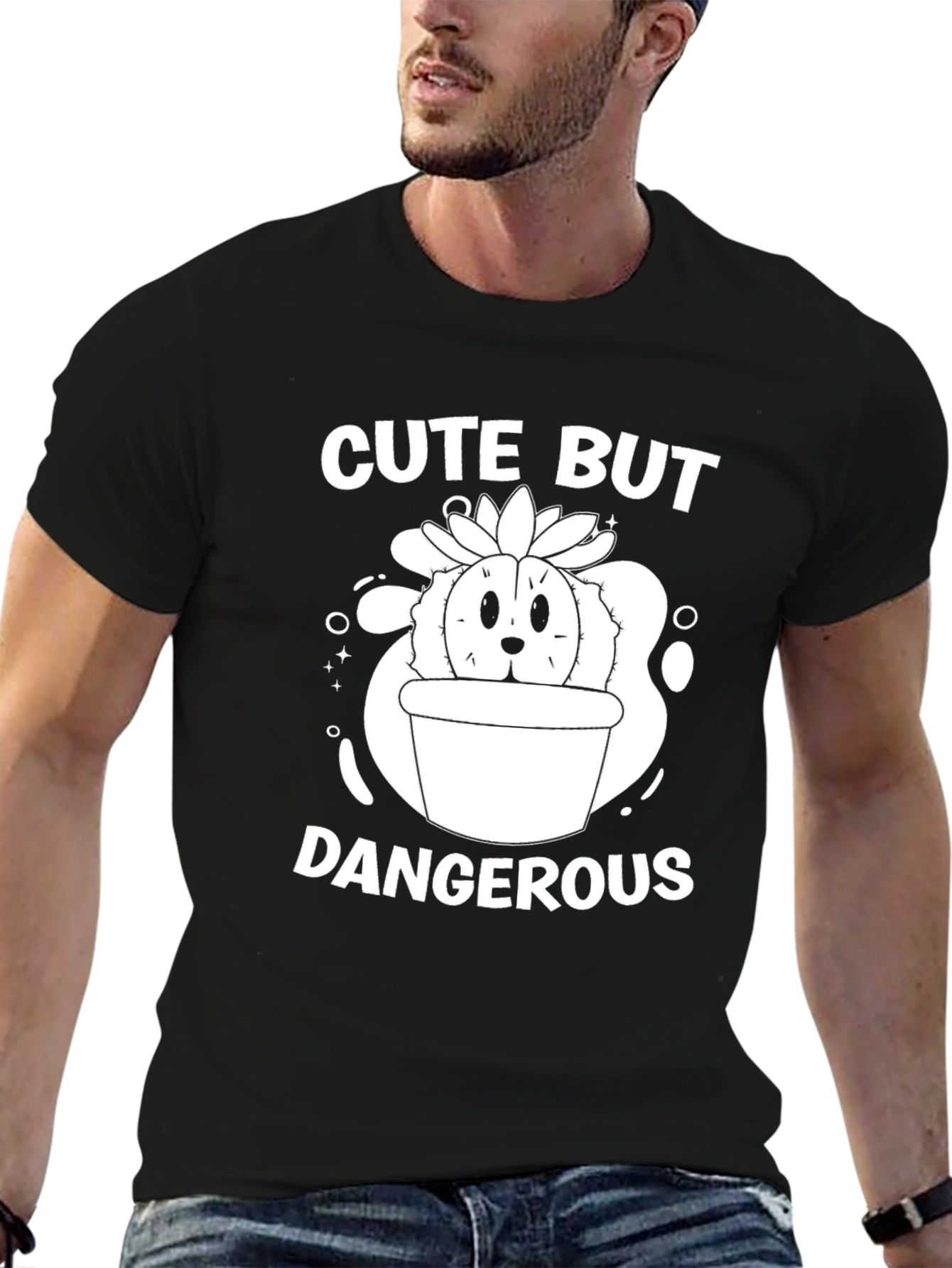 Cute But Dangerous Cactus Graphic Tee