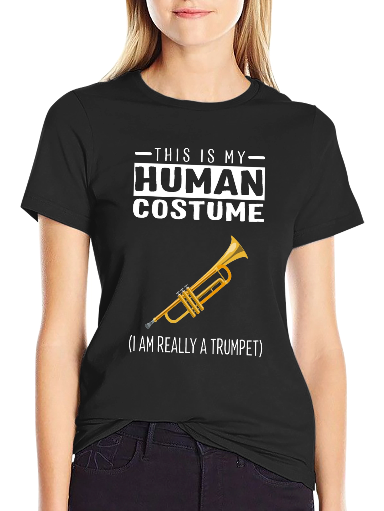 Human Costume Trumpet Player T-Shirt
