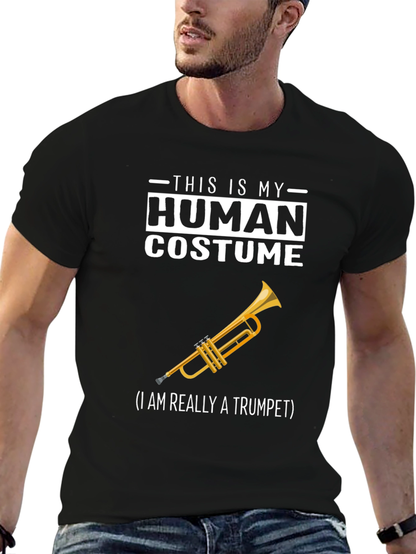 Human Costume Trumpet Player T-Shirt
