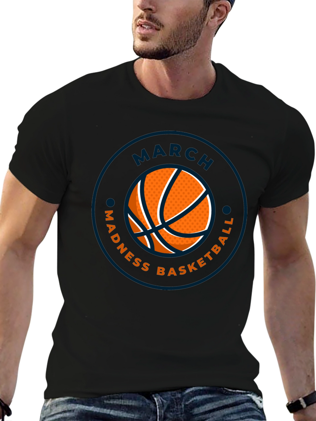 March Madness Basketball Graphic Tee