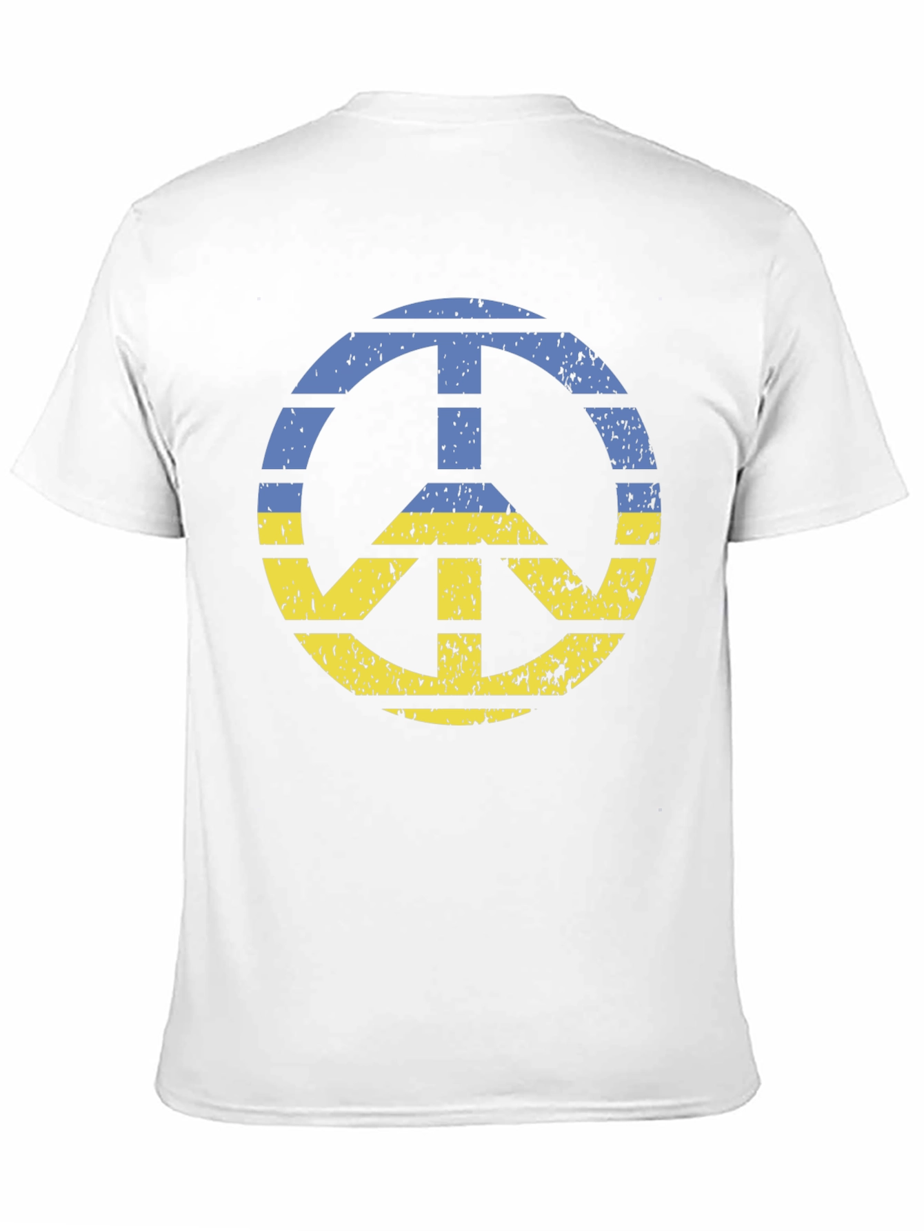 Ukraine Peace Sign Graphic T-Shirt