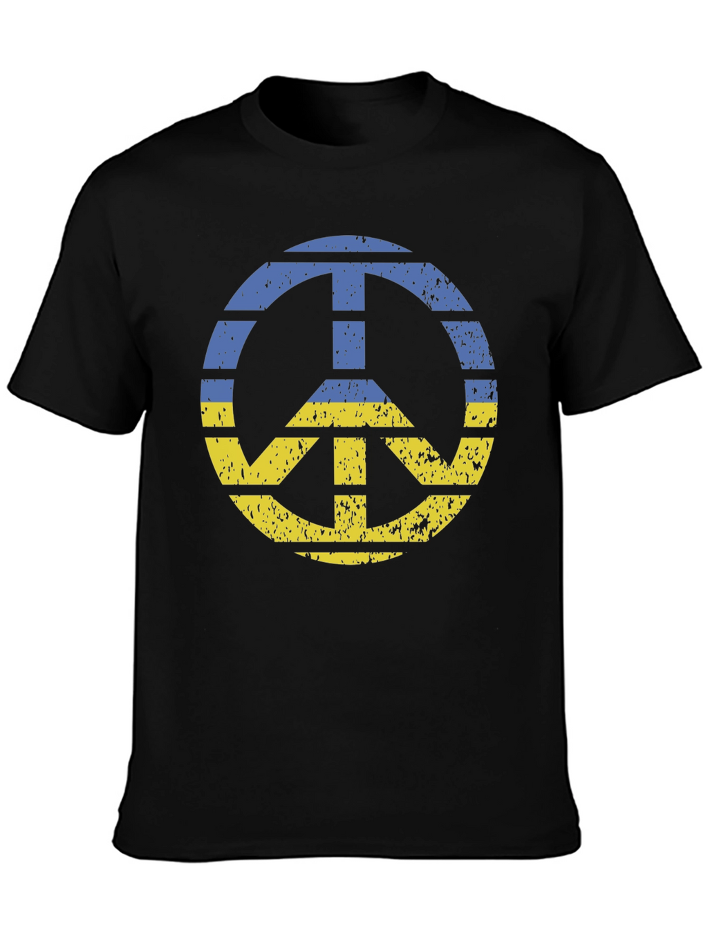 Ukraine Peace Sign Graphic T-Shirt
