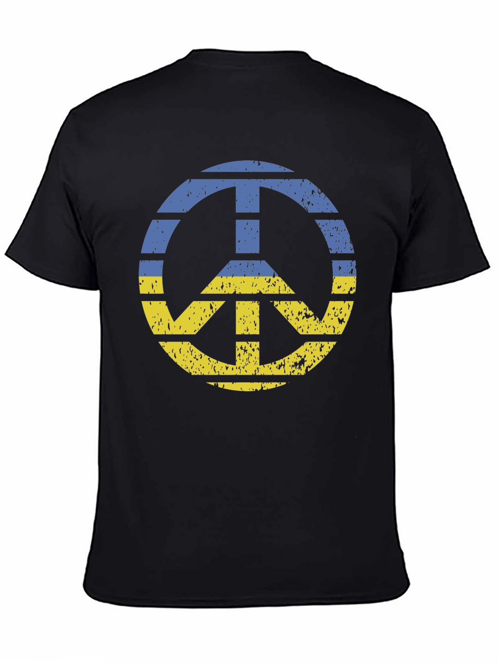 Ukraine Peace Sign Graphic T-Shirt