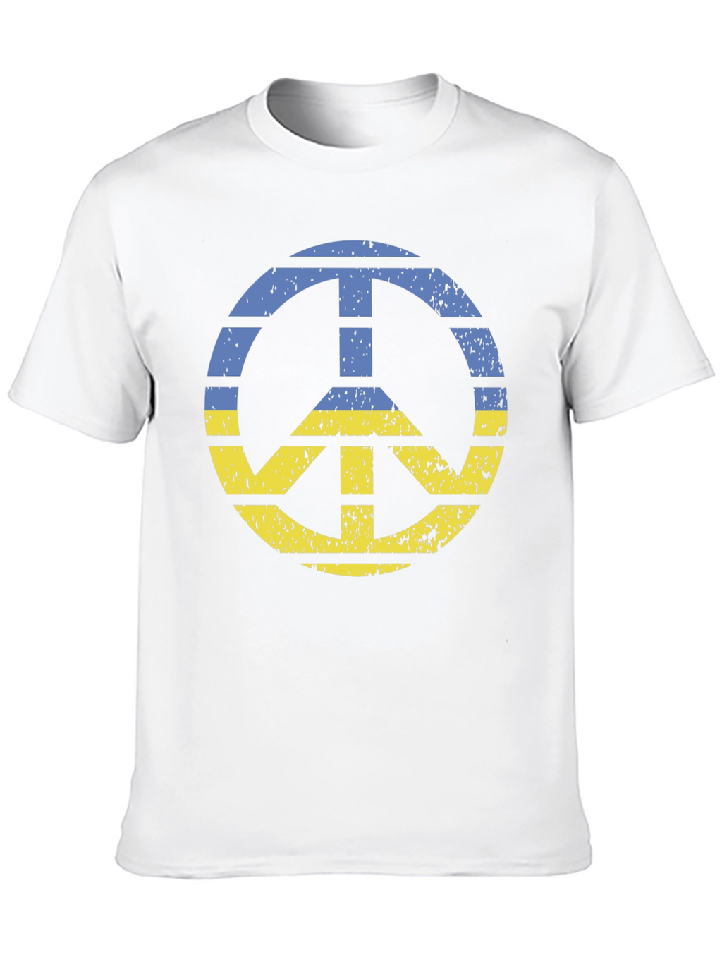 Ukraine Peace Sign Graphic T-Shirt