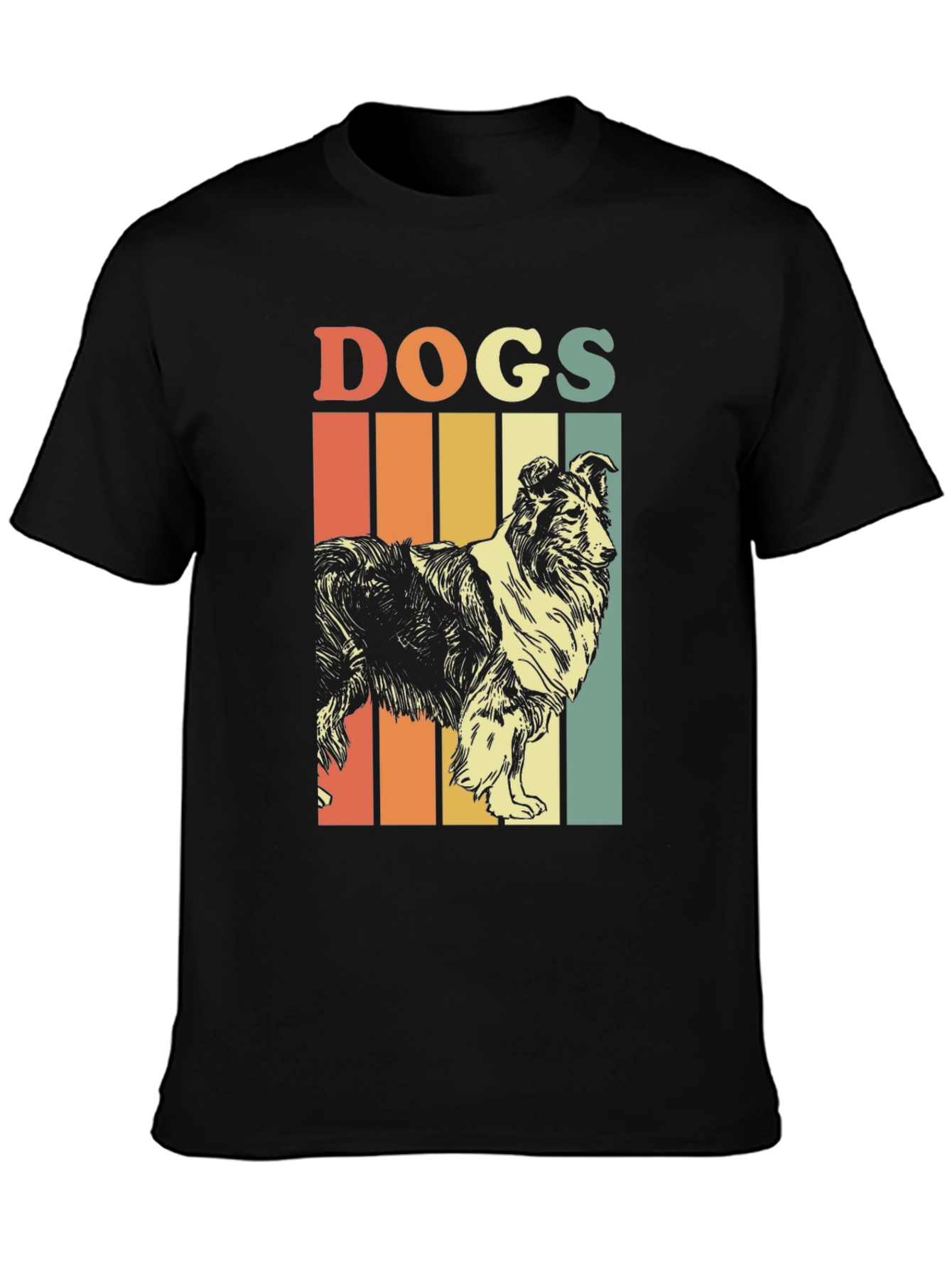 Retro Dog T-Shirt - Vintage Style Canine Tee