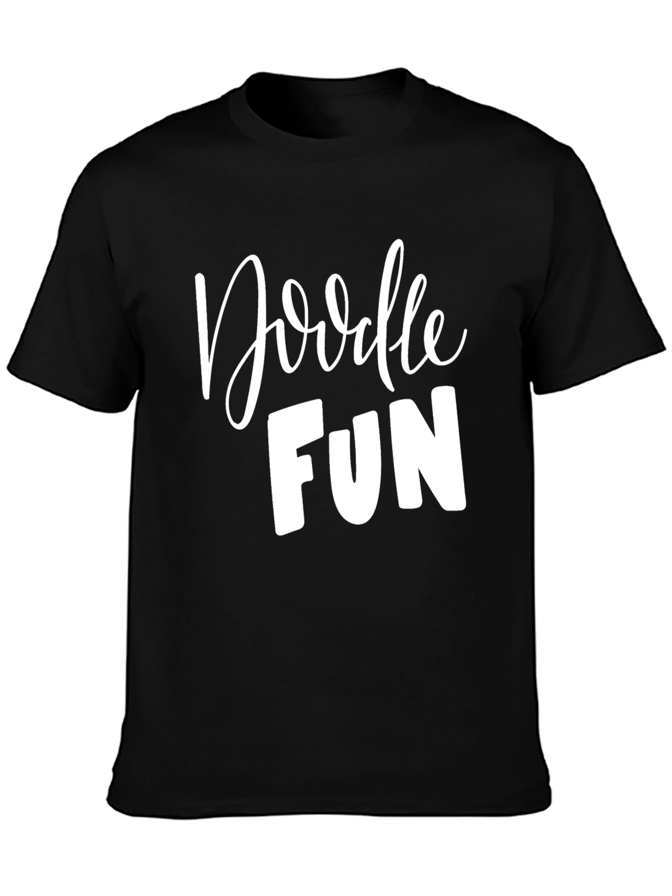 Doodle Fun Graphic Tee - Stylish Comfort