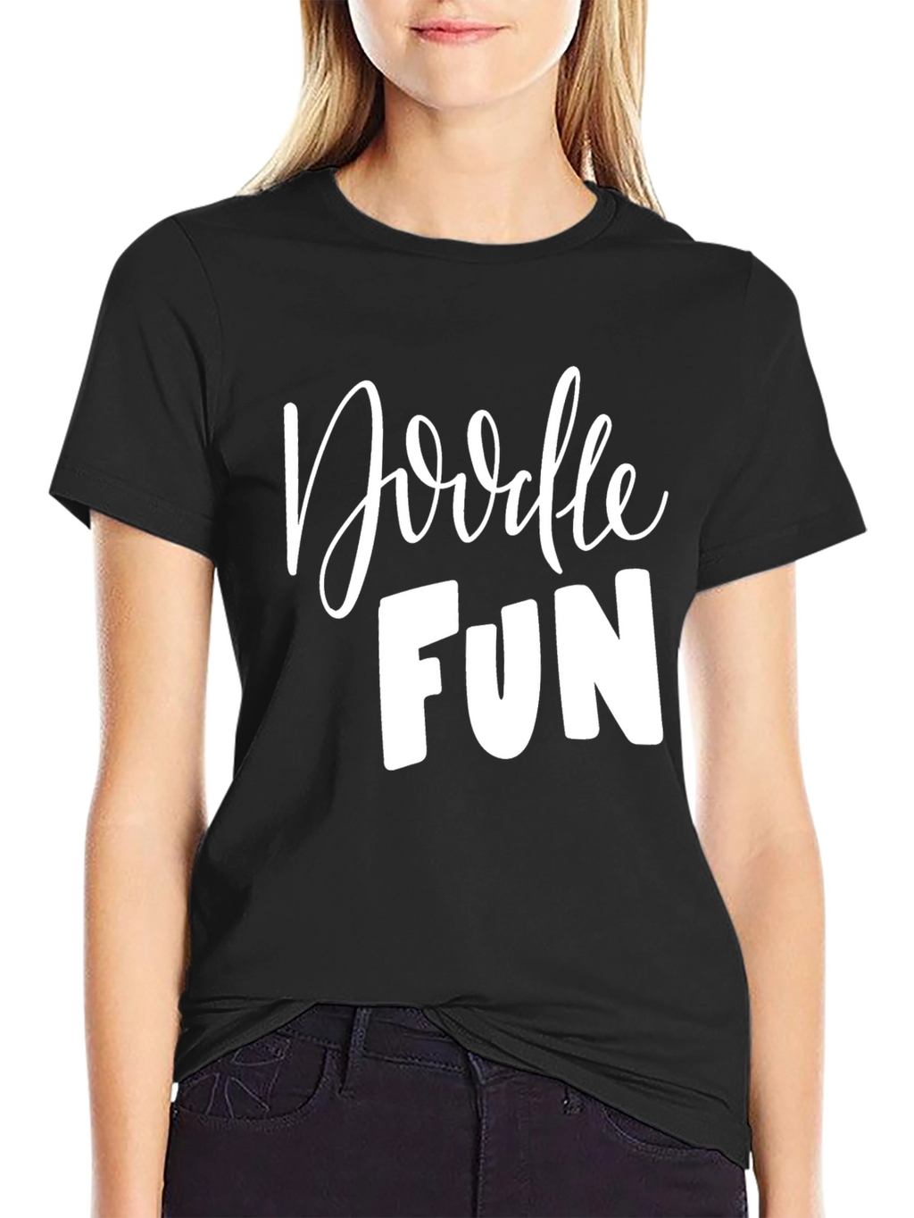 Doodle Fun Graphic Tee - Stylish Comfort