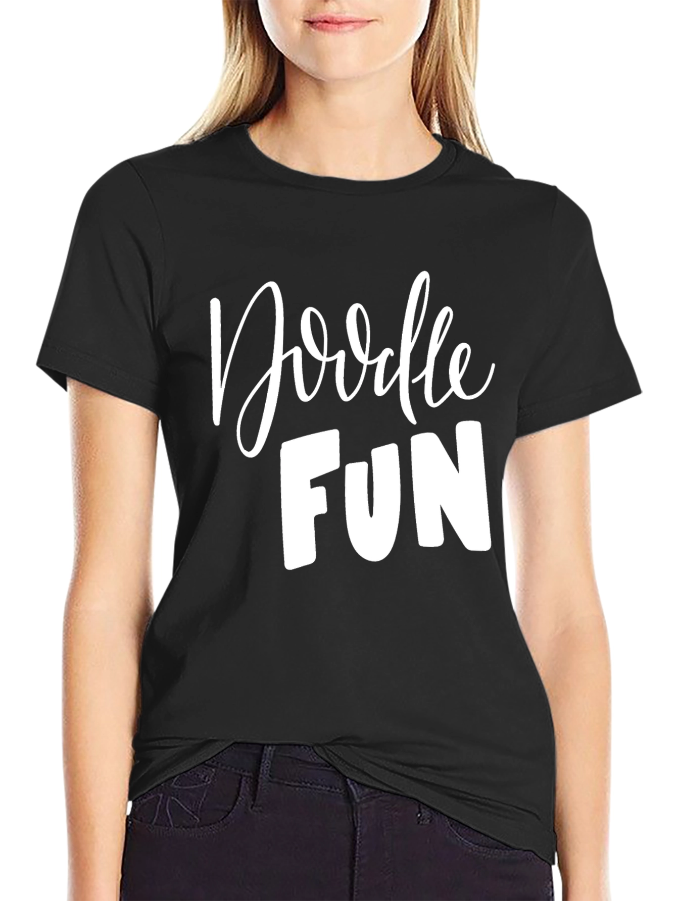 Doodle Fun Graphic Tee - Stylish Comfort