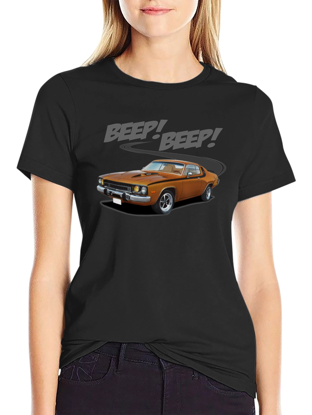 Beep! Beep! Classic Car Graphic T-Shirt