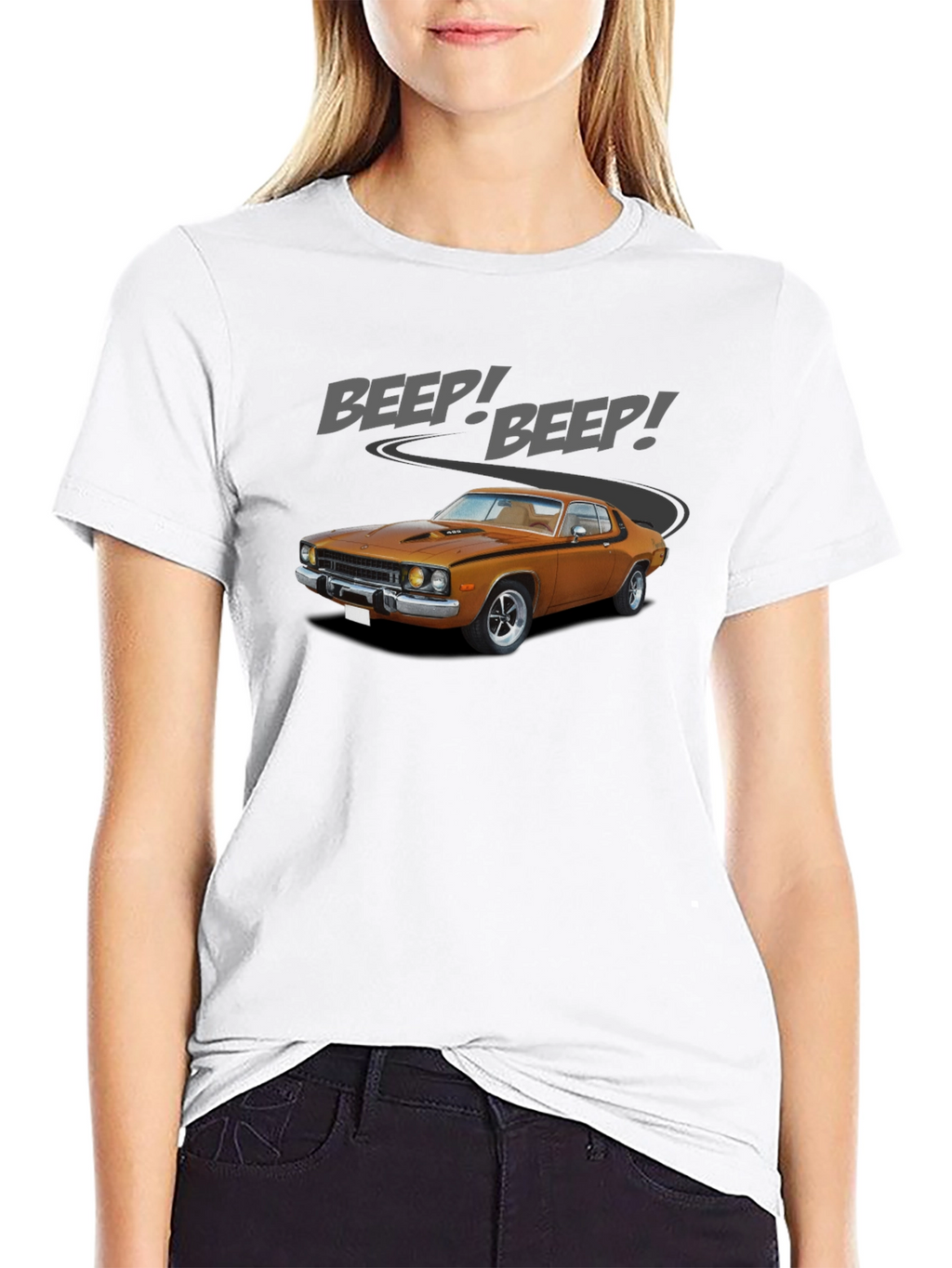Beep! Beep! Classic Car Graphic T-Shirt