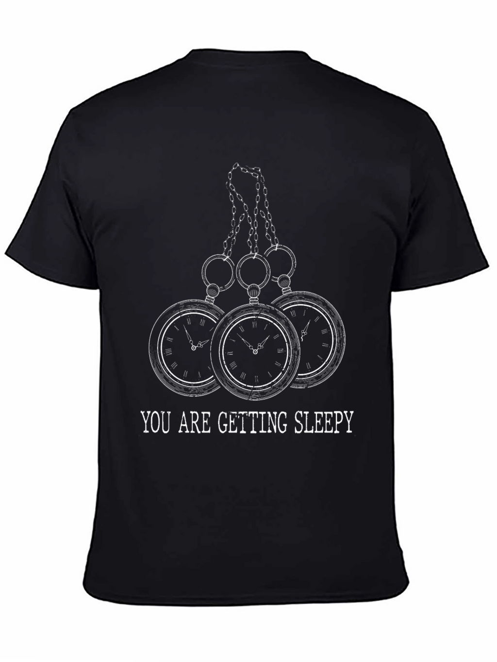 You Are Getting Sleepy Graphic T-Shirt - Black