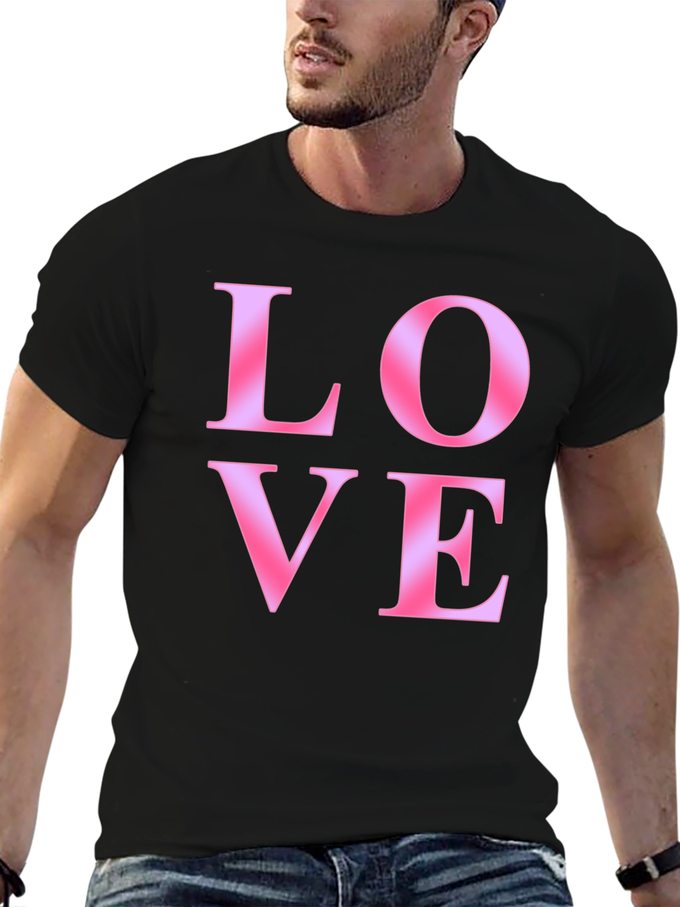 Love Gradient Graphic T-Shirt
