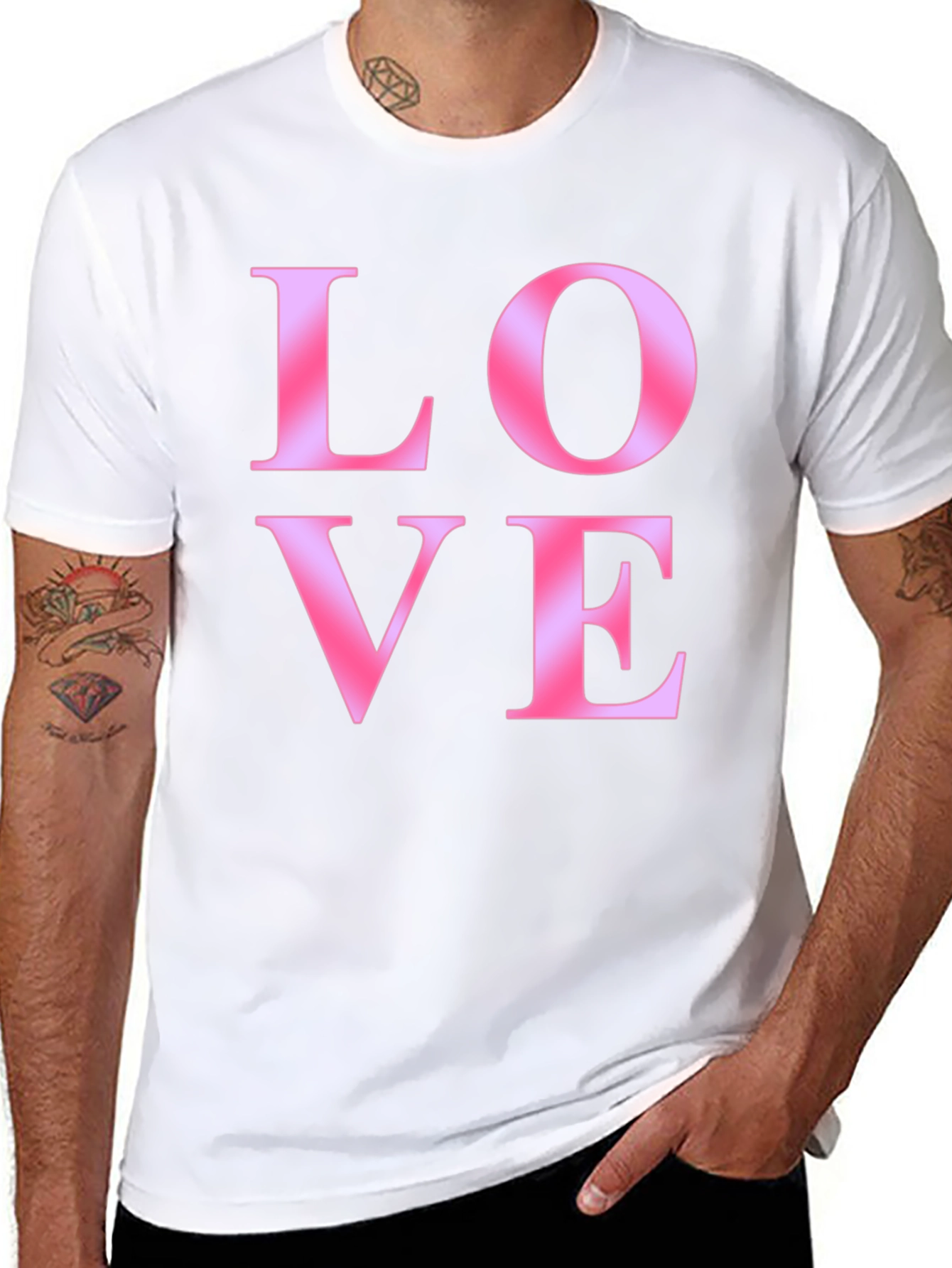 Love Gradient Graphic T-Shirt