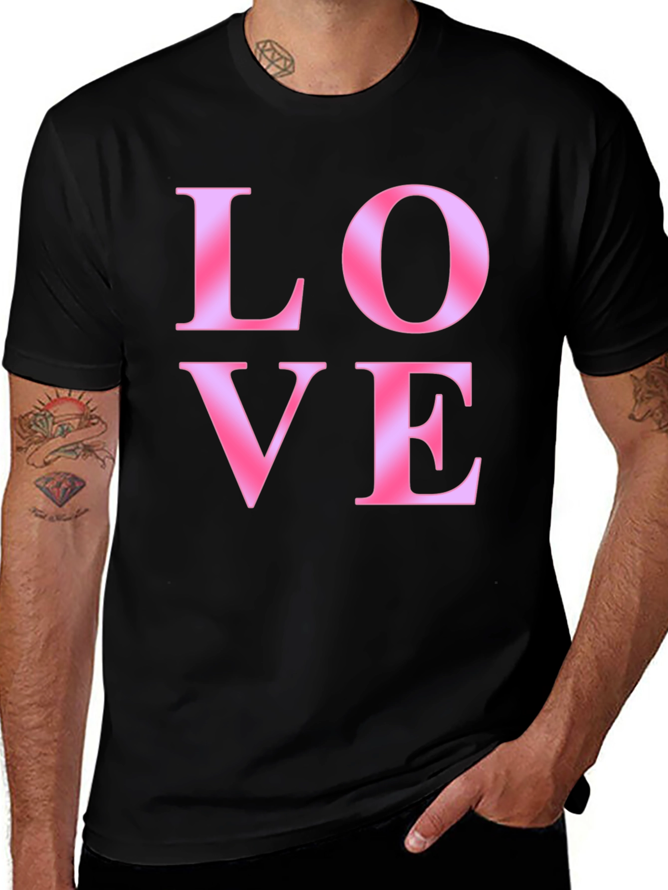 Love Gradient Graphic T-Shirt
