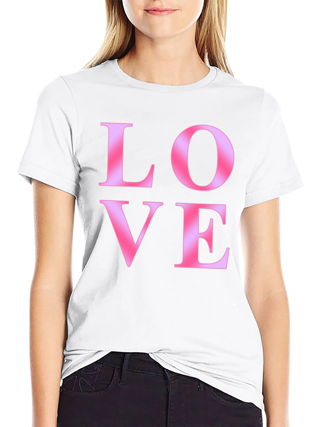 Love Gradient Graphic T-Shirt