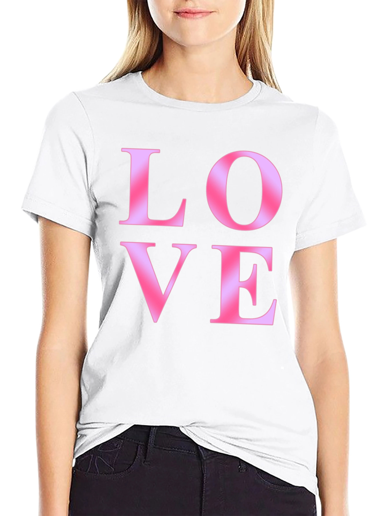 Love Gradient Graphic T-Shirt