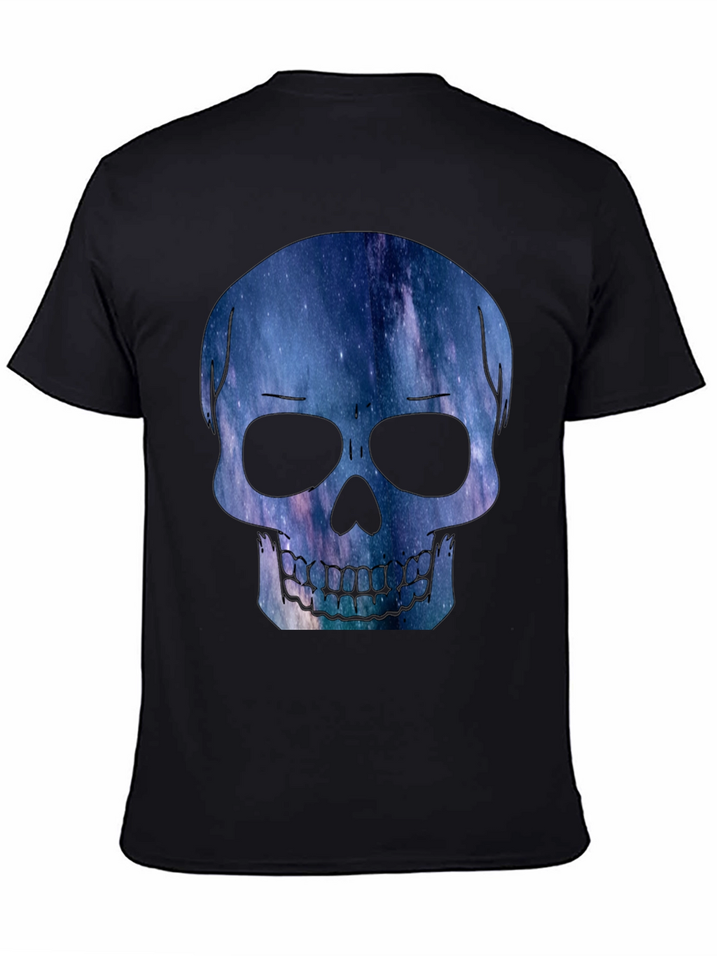 Galaxy Skull Graphic Tee - Modern Mens T-Shirt