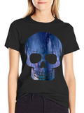 Galaxy Skull Graphic Tee - Modern Mens T-Shirt