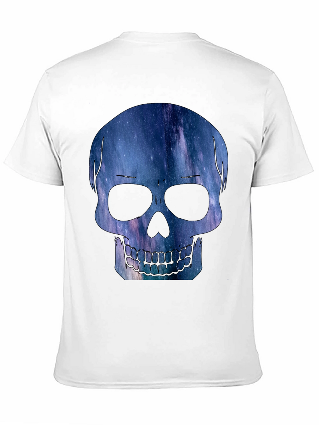 Galaxy Skull Graphic Tee - Modern Mens T-Shirt