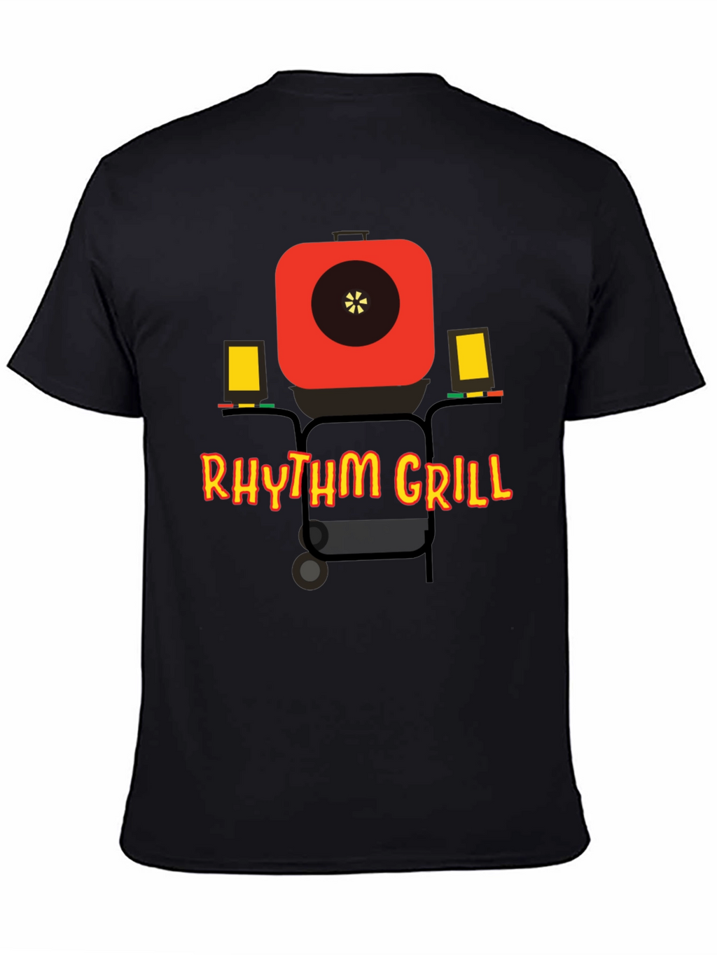 Rhythm Grill T-Shirt - BBQ Fun Tee