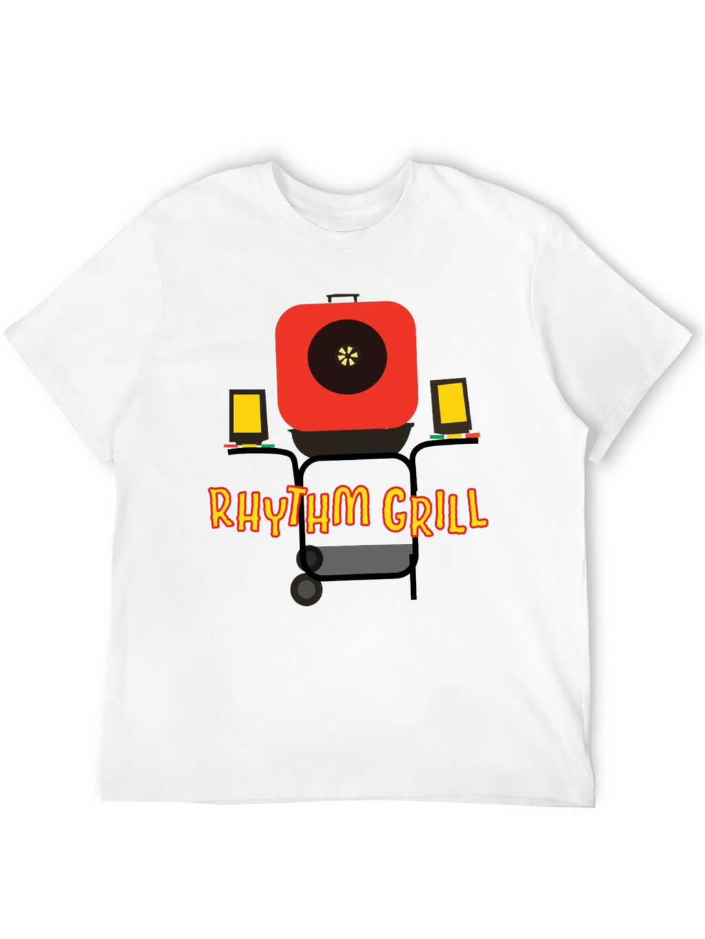 Rhythm Grill T-Shirt - BBQ Fun Tee