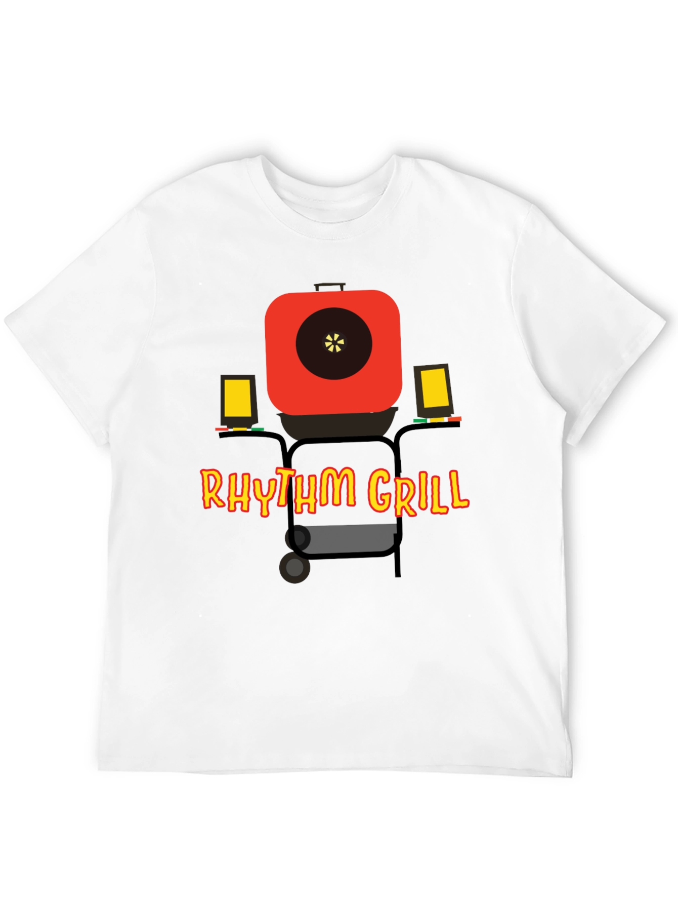 Rhythm Grill T-Shirt - BBQ Fun Tee