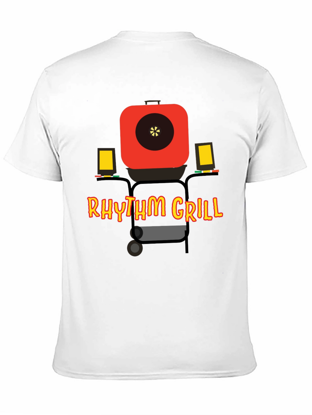 Rhythm Grill T-Shirt - BBQ Fun Tee