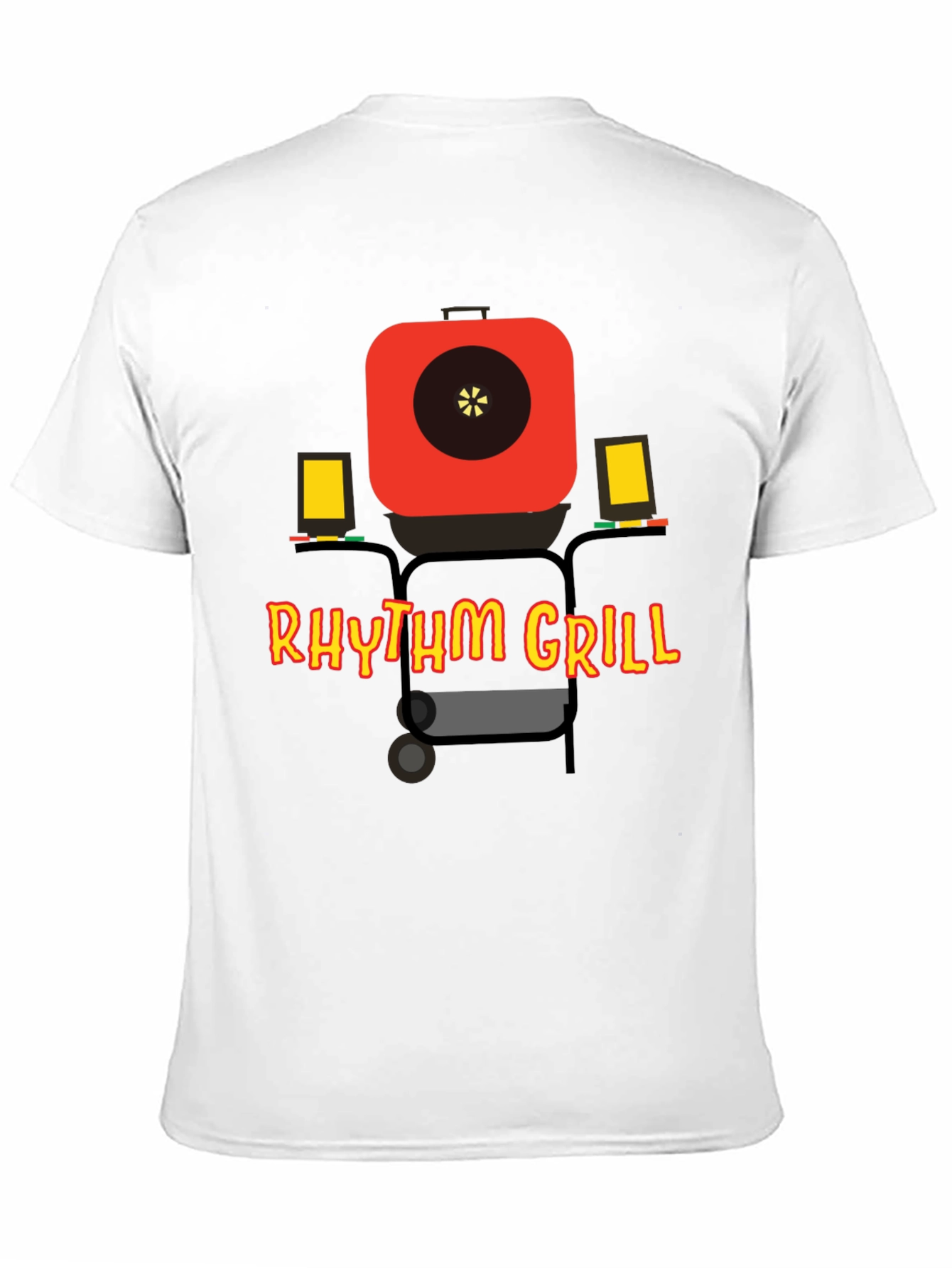 Rhythm Grill T-Shirt - BBQ Fun Tee