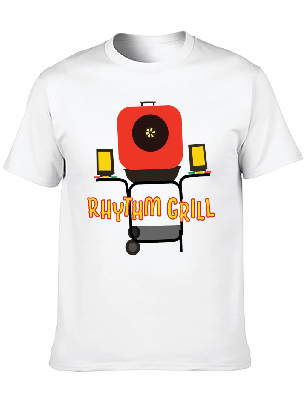 Rhythm Grill T-Shirt - BBQ Fun Tee