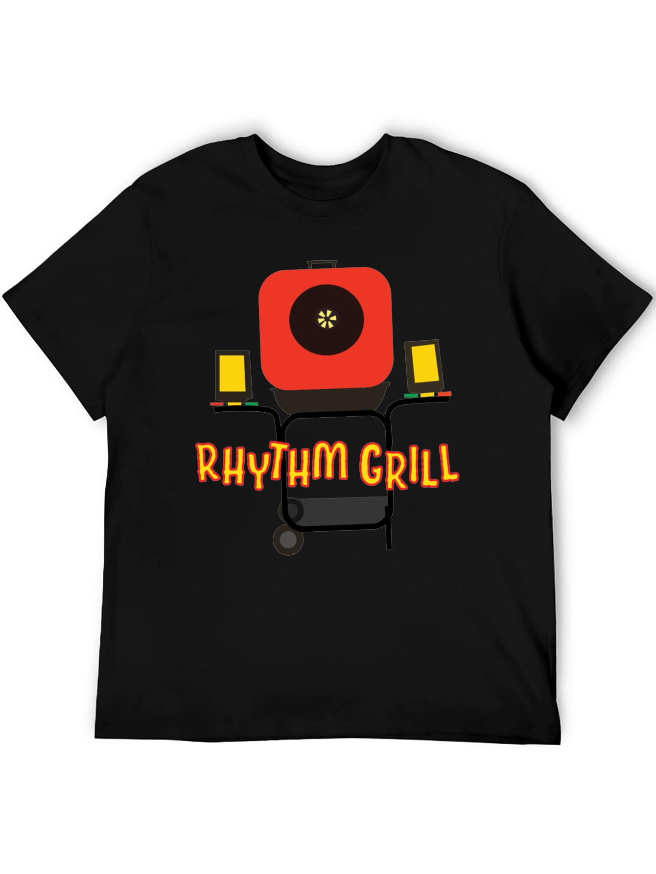 Rhythm Grill T-Shirt - BBQ Fun Tee