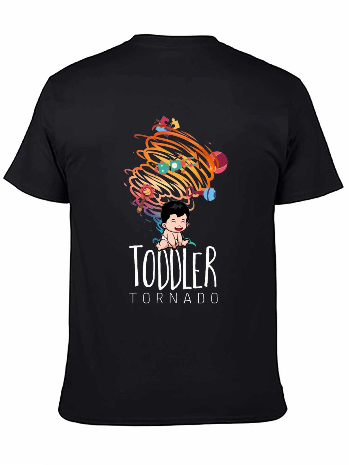 Toddler Tornado Graphic Tee - Soft Cotton Comfort