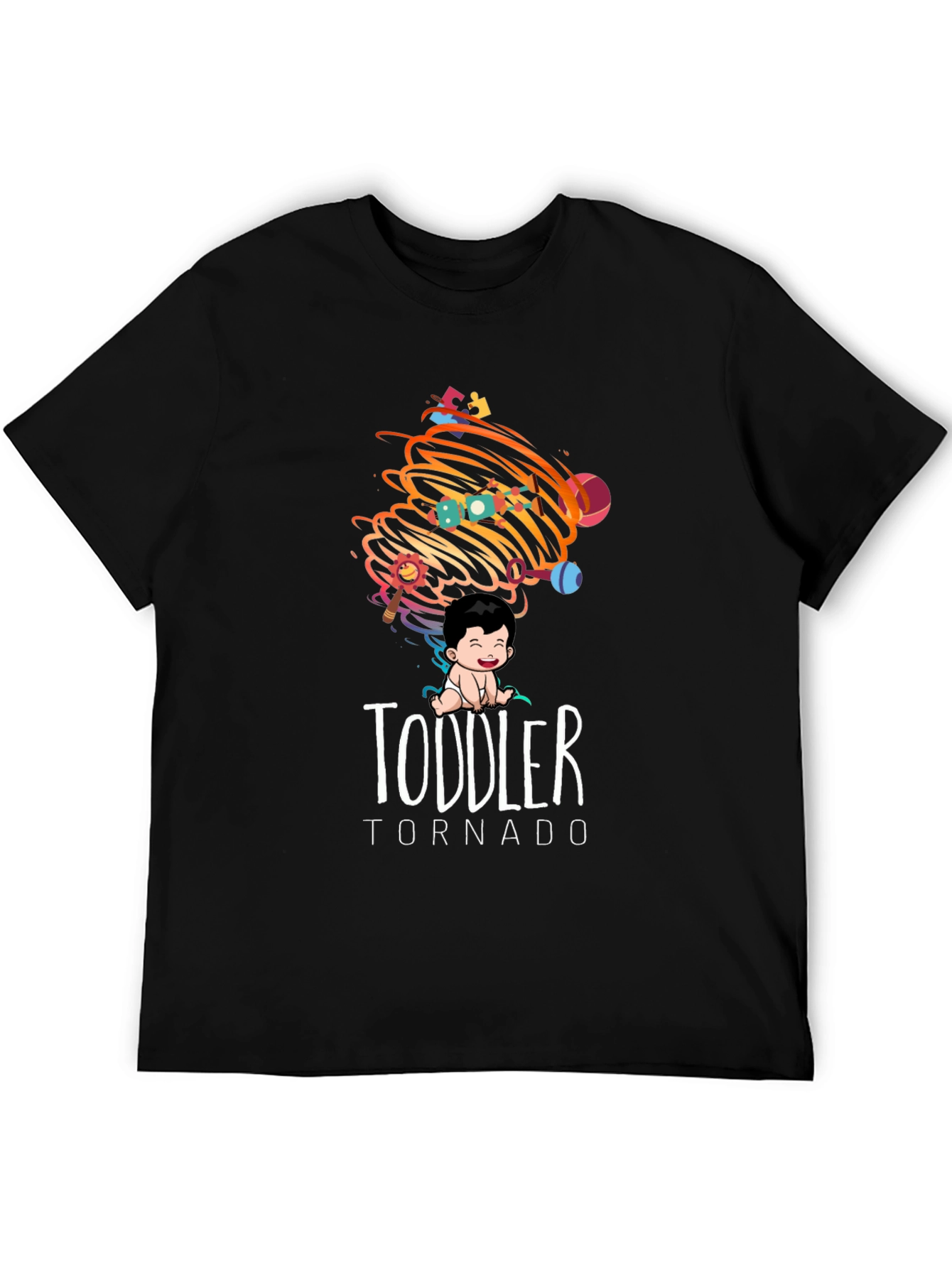 Toddler Tornado Graphic Tee - Soft Cotton Comfort