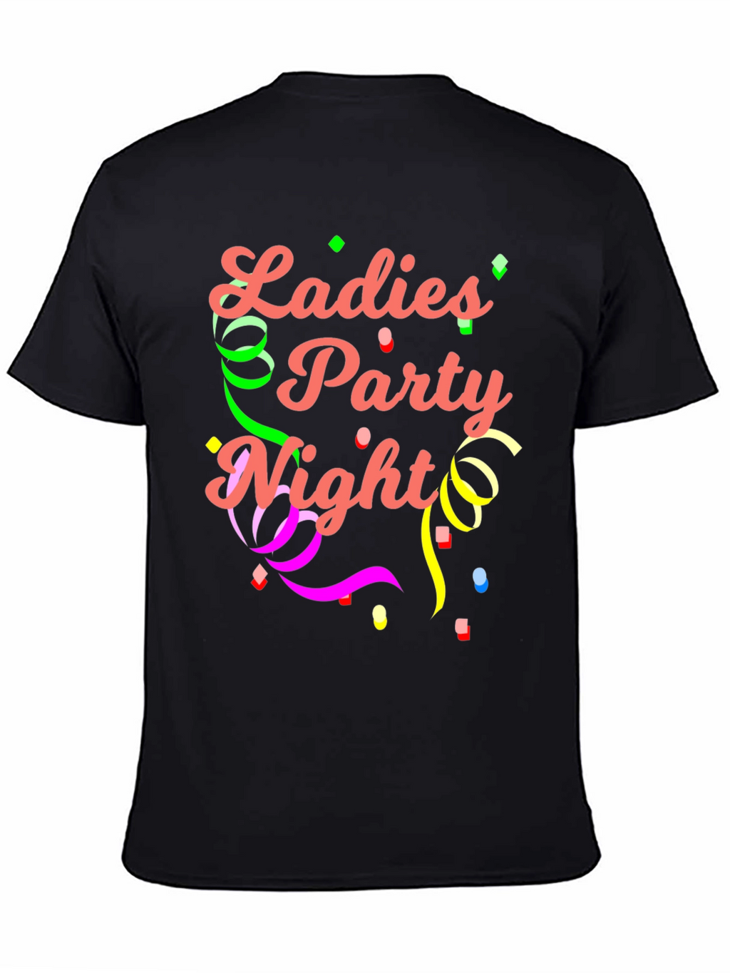 Ladies Party Night Black T-Shirt